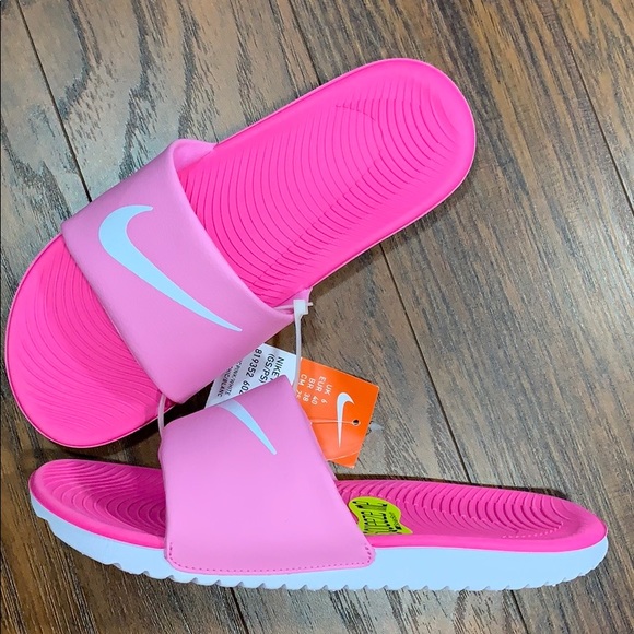 NIKE WMNS KAWA SLIDE Psychic Pink/White - Picture 3 of 16